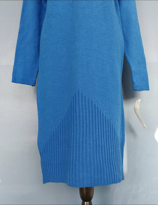 Vintage NZ Paulls ,Limited Editions label, royal blue knit dress, size 12,  BNWT