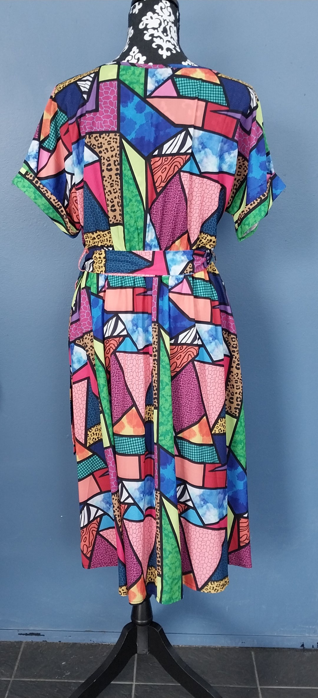 Lorraine Bold Abstract Print Dress Size 12