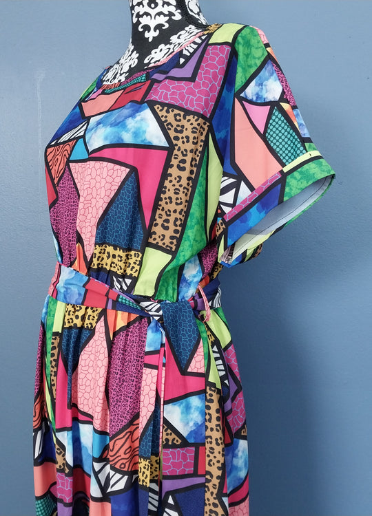 Lorraine Bold Abstract Print Dress Size 12