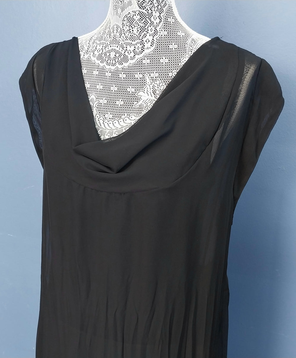 Annah Stretton Long Top Sheer top SizeL Black