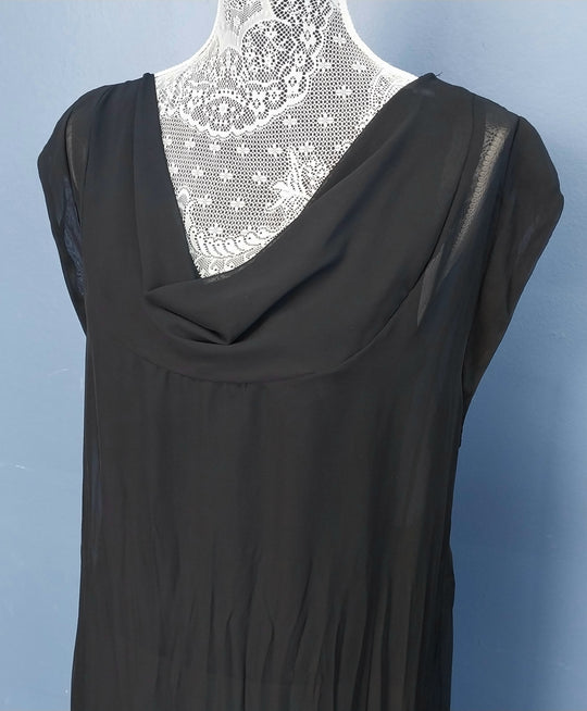 Annah Stretton Long Top Sheer top SizeL Black