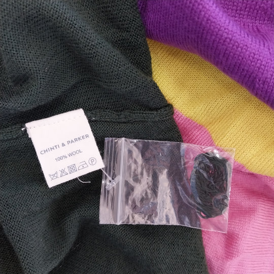 Chinti & Parker Pop Stripe Merino Wool Dress Size S As New, Stunning!