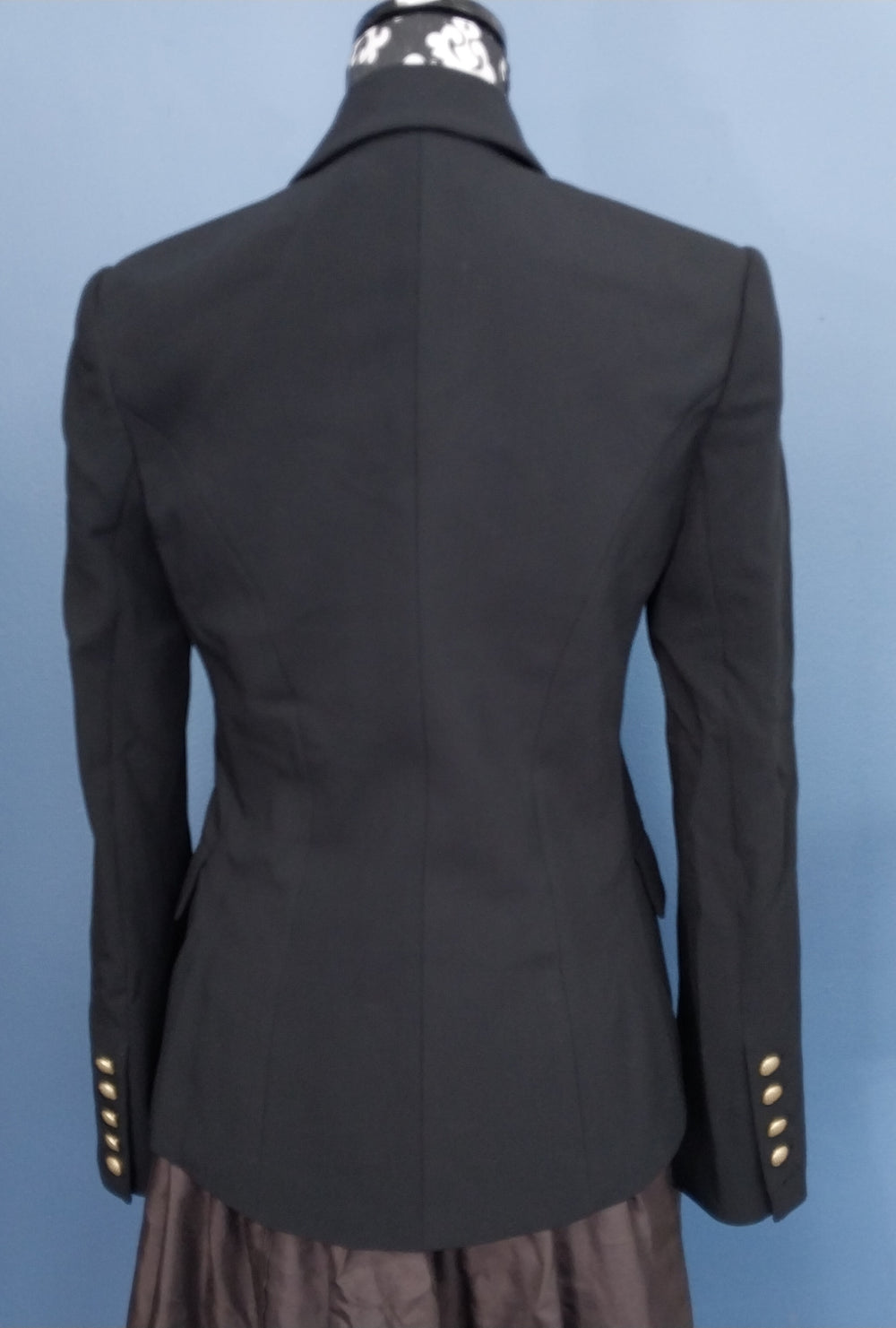 L'AGENCE Women's slim Fit Blazer size 8 Black USA 4
