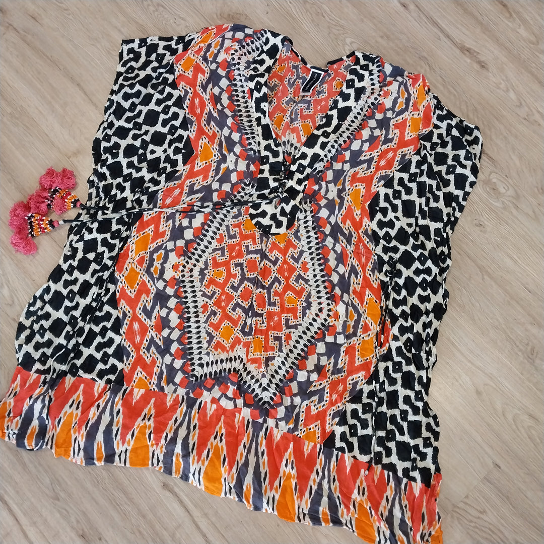 Jets by Jessika Allen Beach Dress/Kaftan size M Multicoloured
