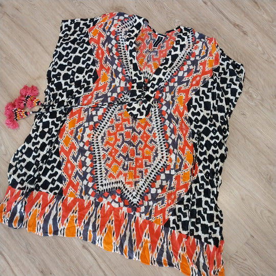 Jets by Jessika Allen Beach Dress/Kaftan size M Multicoloured