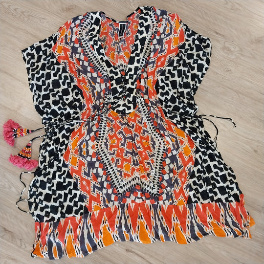 Jets by Jessika Allen Beach Dress/Kaftan size M Multicoloured