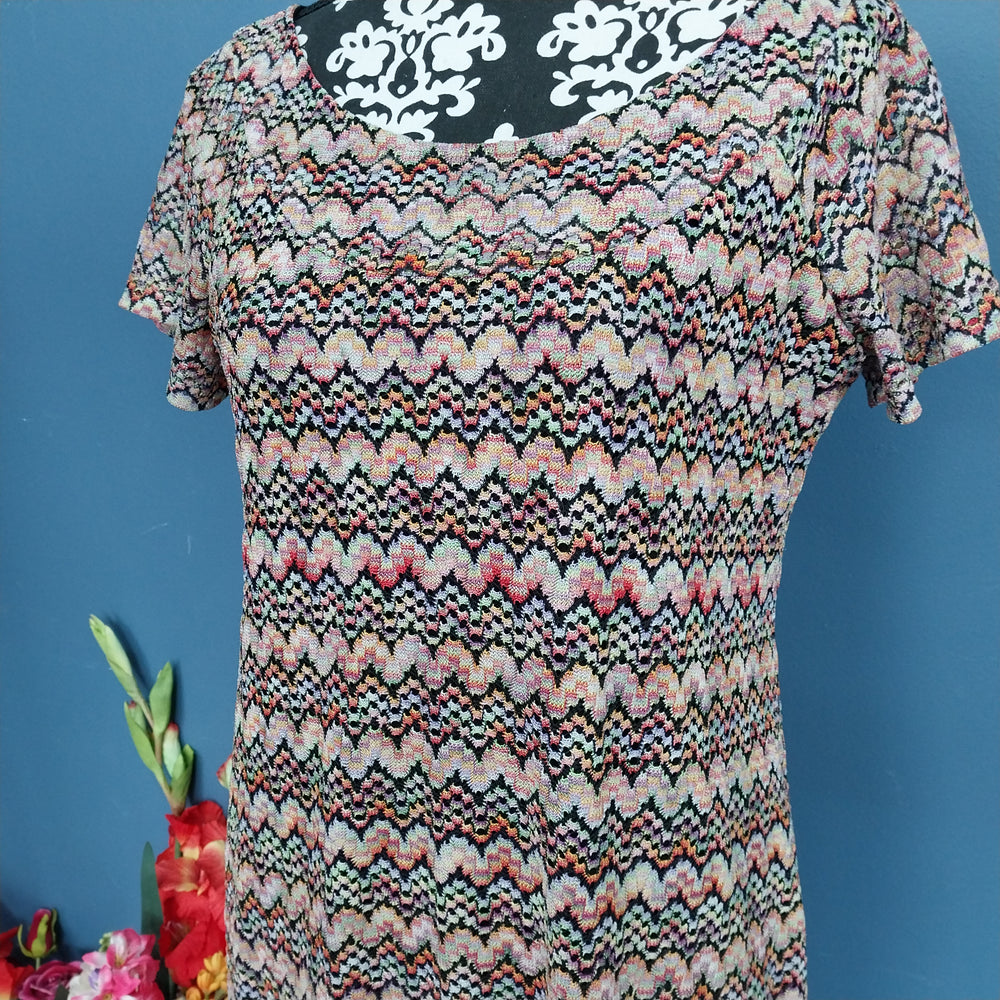 Mardee By Ann Mardell- New Zealand - Dress- size 12 -Multicoloured