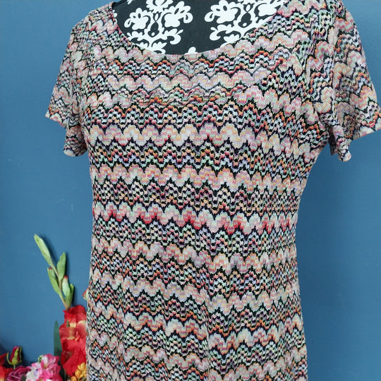 Mardee By Ann Mardell- New Zealand - Dress- size 12 -Multicoloured