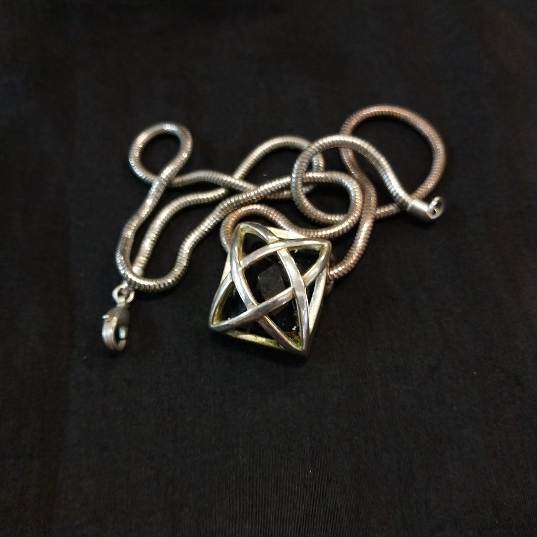 Vintage Silver Tone Charter Club Interchangable Necklace Set