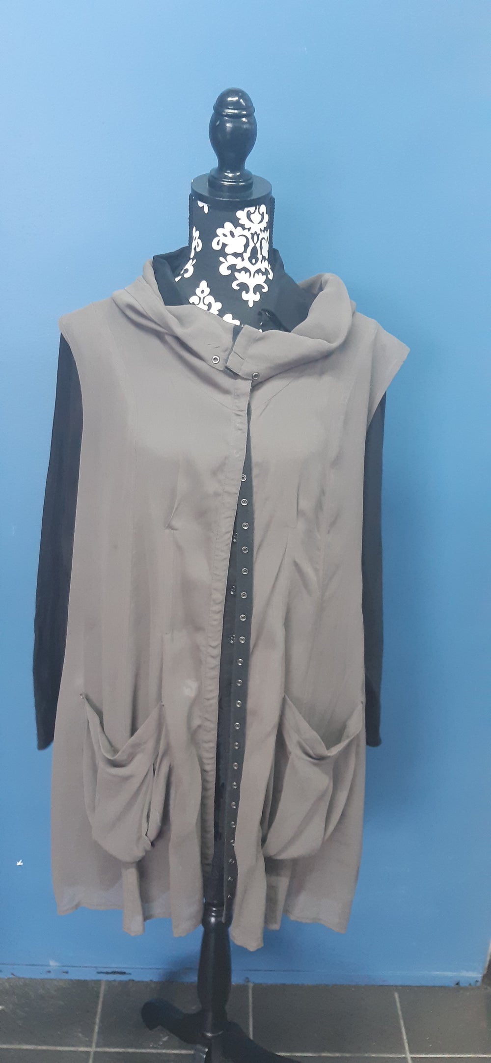 Verge duster jacket Rayon size XL NZ Made