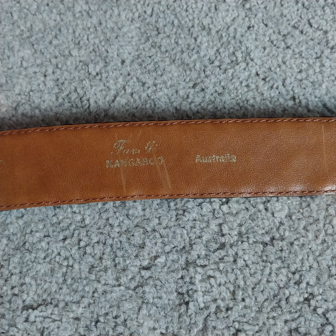 Womens Plaited Leather Belt size 36/90 Made In Australia