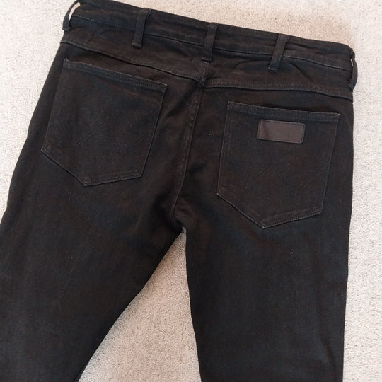 Wrangler Stomper Jeans Mens Size 34/34 Black