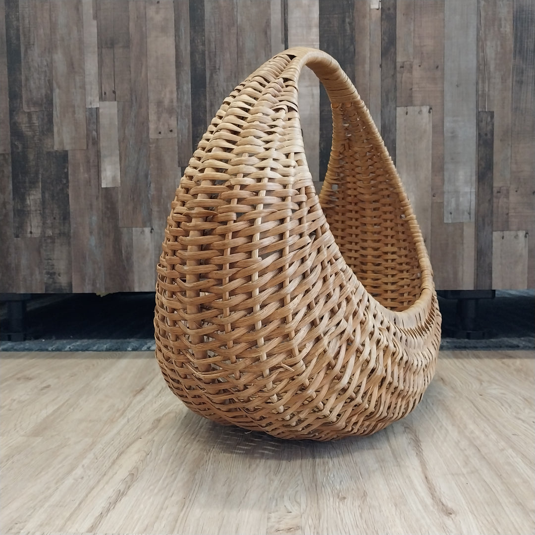 Retro Cane Banana Basket Carry Bag