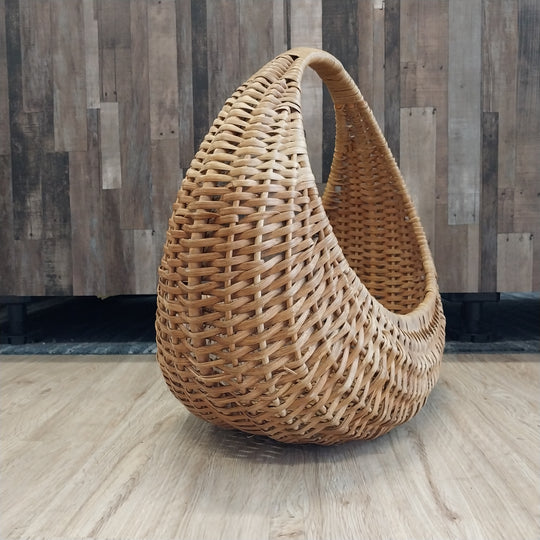 Retro Cane Banana Basket Carry Bag