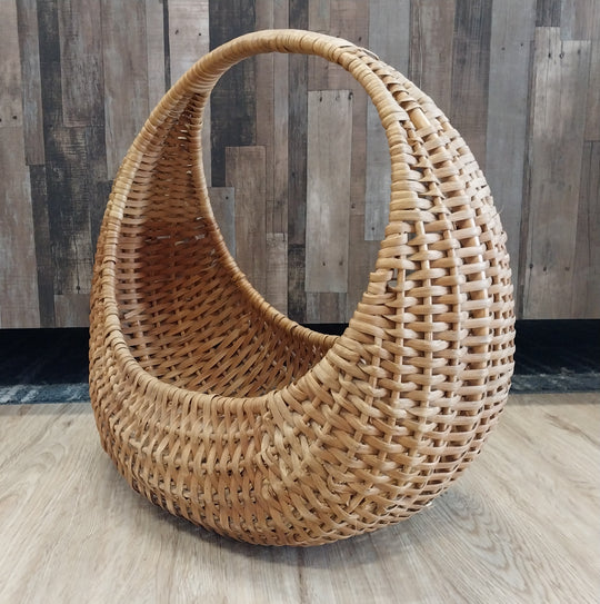 Retro Cane Banana Basket Carry Bag