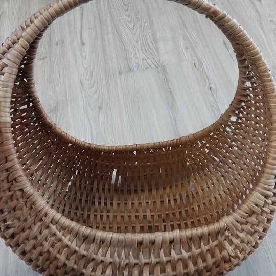 Retro Cane Banana Basket Carry Bag