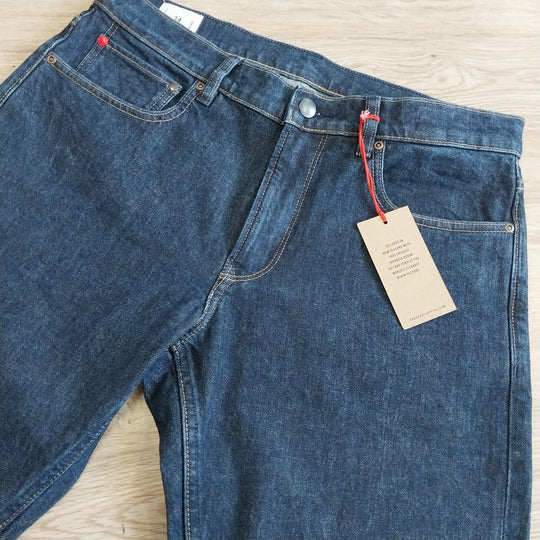 Barkers Men's Jean -Japanese 100% Organic Denim -Blue BNWT Size 34/34
