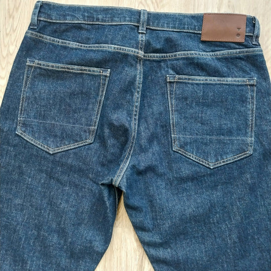 Barkers Men's Jean -Japanese 100% Organic Denim -Blue BNWT Size 34/34