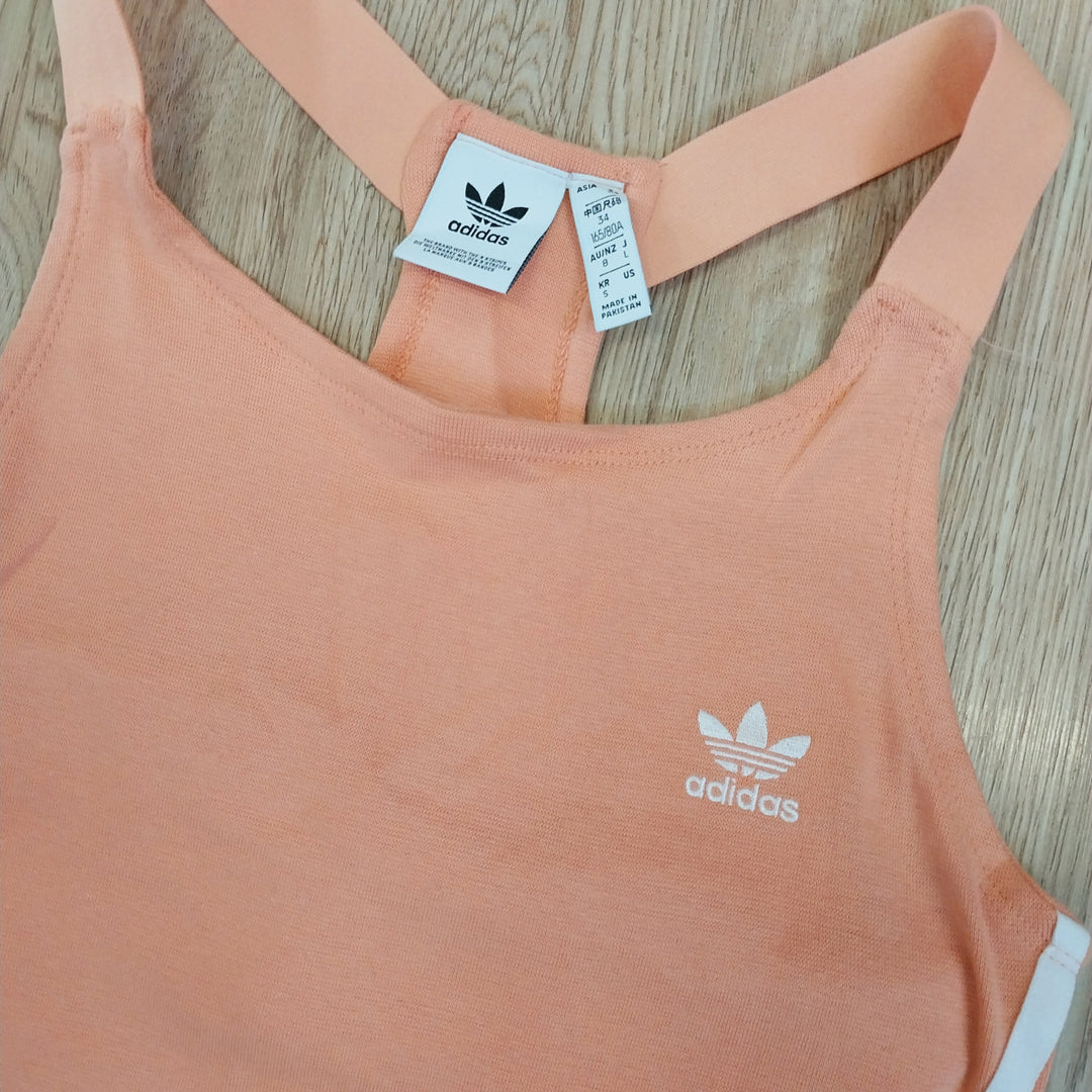 Adidas Racerback Dress Apricot Size 8