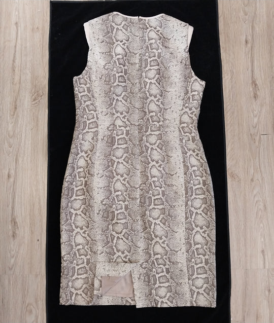 David Lawrence Snakeskin Print Dress Size 12