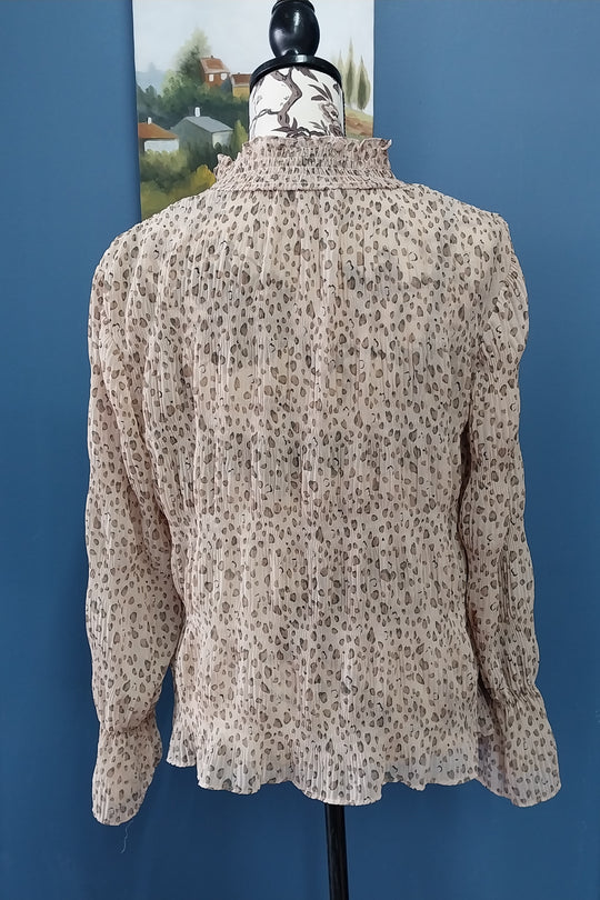 Brave + True Animal Print Blouse size S -10/12