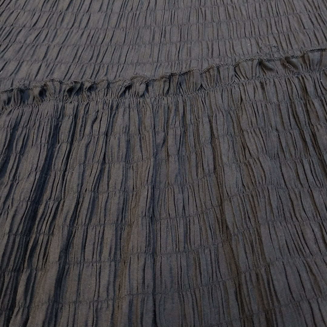 Ivy + Jack  Tiered Long Black Skirt Size 12