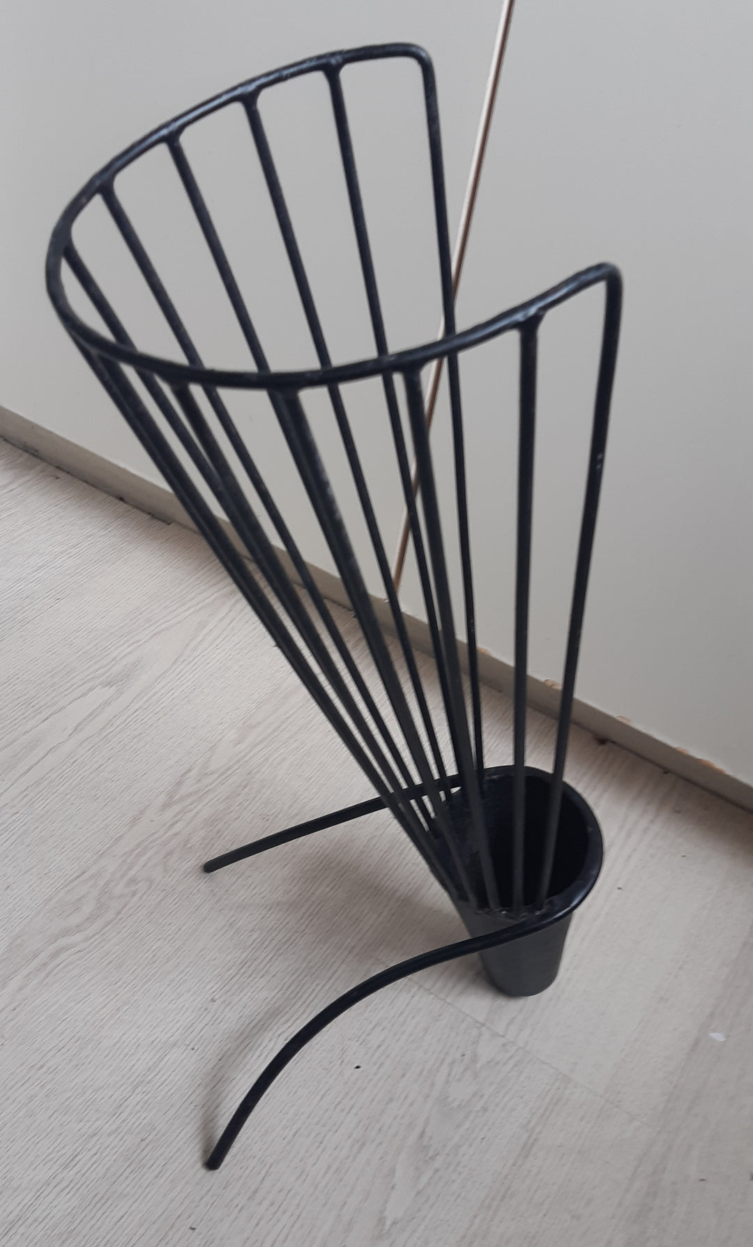 Mid-century modern   metal umbrella holder