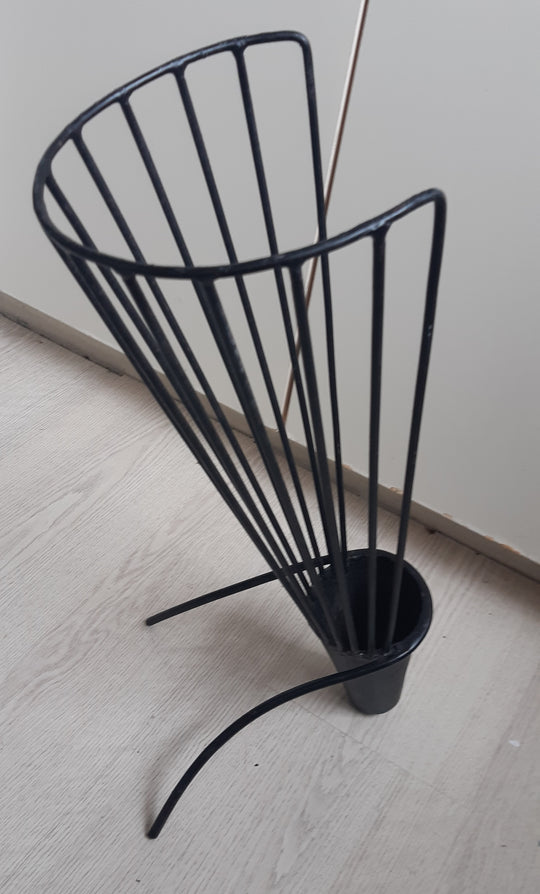 Mid-century modern   metal umbrella holder