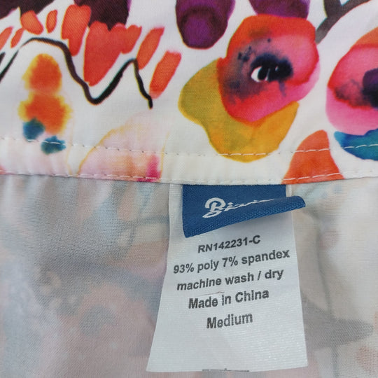 Rip Skirt Hawaii Floral Print Wrap Skirt -Size Medium- As New