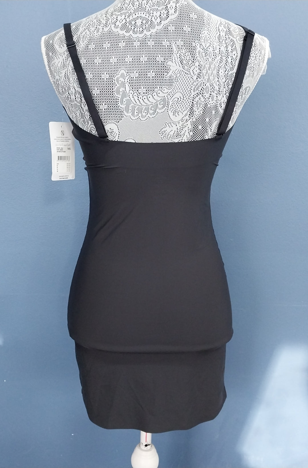 Nancy Ganz Revive Smooth Revive- Black Slip -Size 14/L BNWT