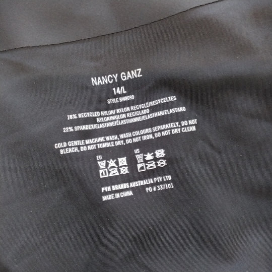 Nancy Ganz Revive Smooth Revive- Black Slip -Size 14/L BNWT