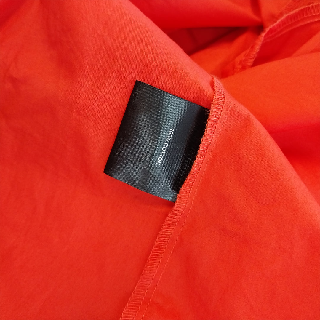 Mineral Shirred Top Dress 100% Cotton -Red/Orange  Size 20