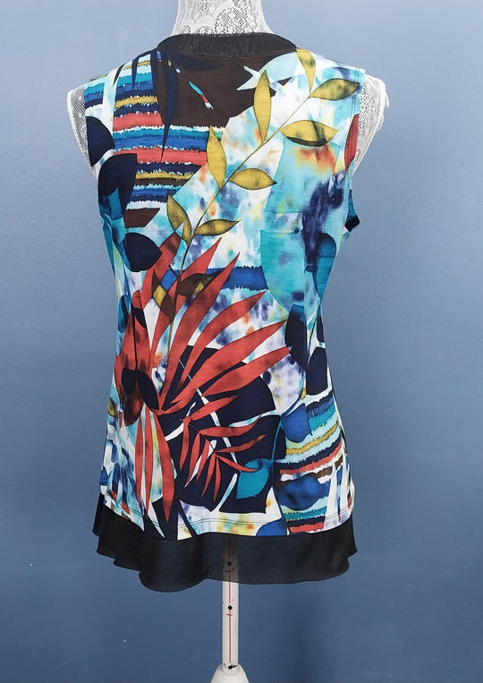 Pepper NZ Top Size 10 Multi Coloured