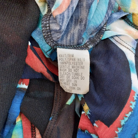 Pepper NZ Top Size 10 Multi Coloured