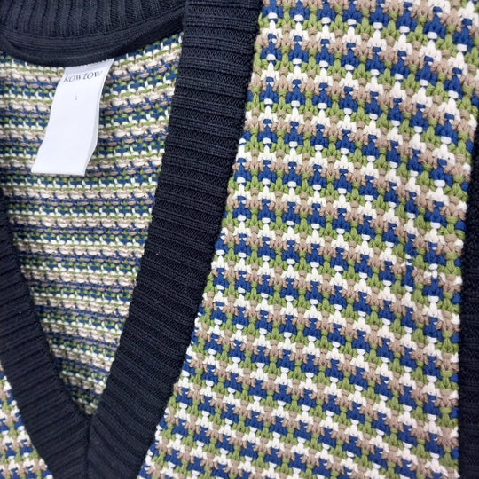kowtow Oversized Organic Cotton -Blanket Vest -Size L