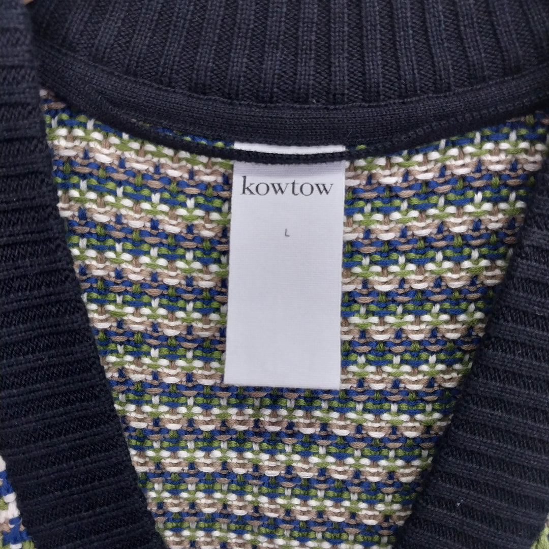 kowtow Oversized Organic Cotton -Blanket Vest -Size L