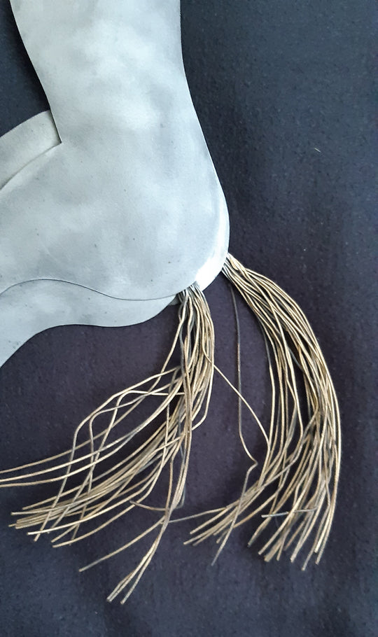 Metal wall art of two Horses