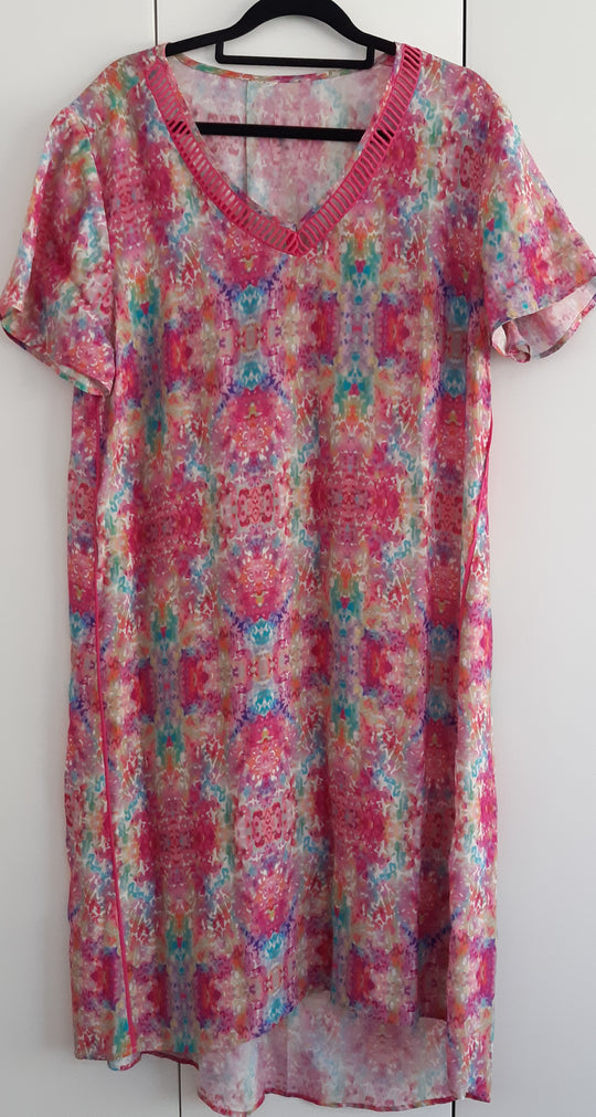 Loobies Story Dress Size 14. 55% Viscose 45% silk