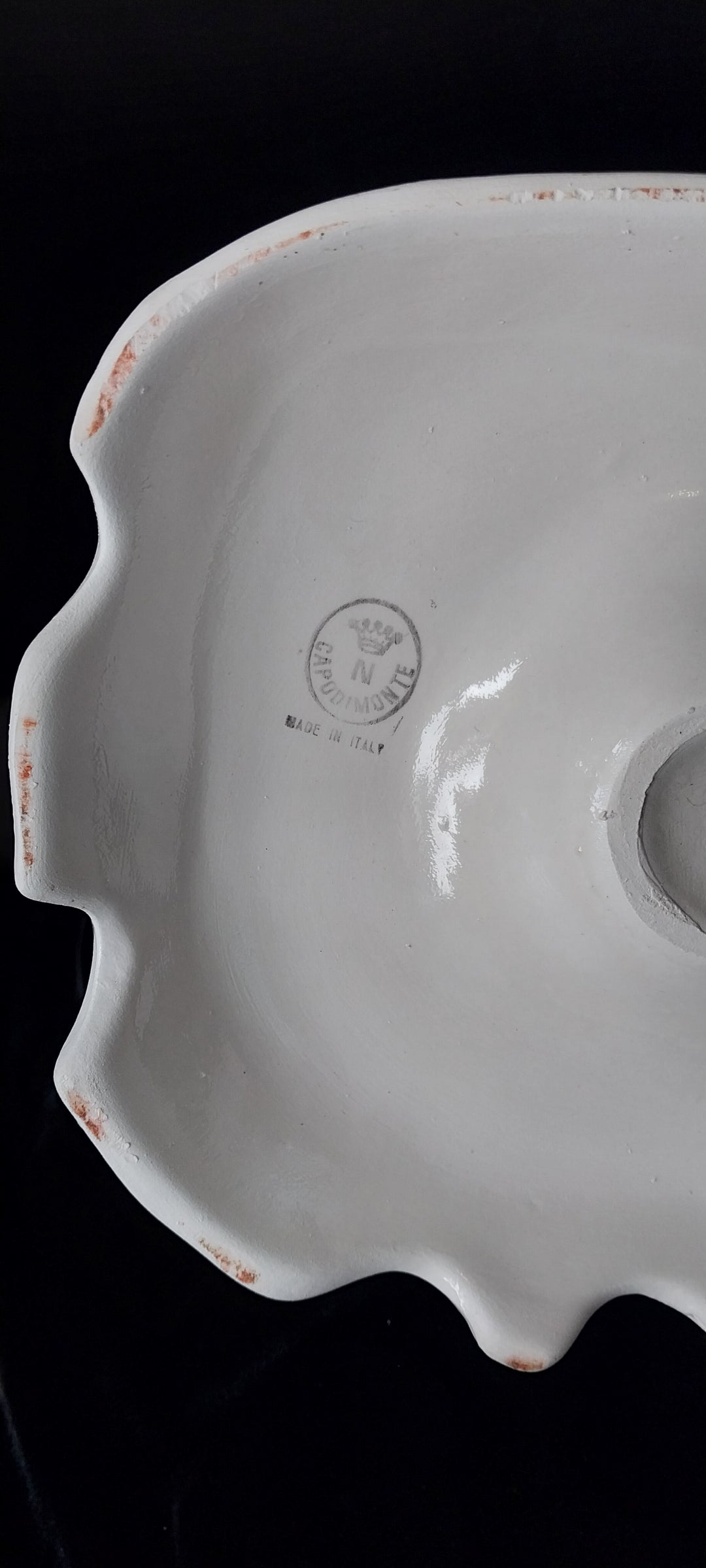 *Capodimonte Hobo Sitting On Bench- Vintage Porcelain*