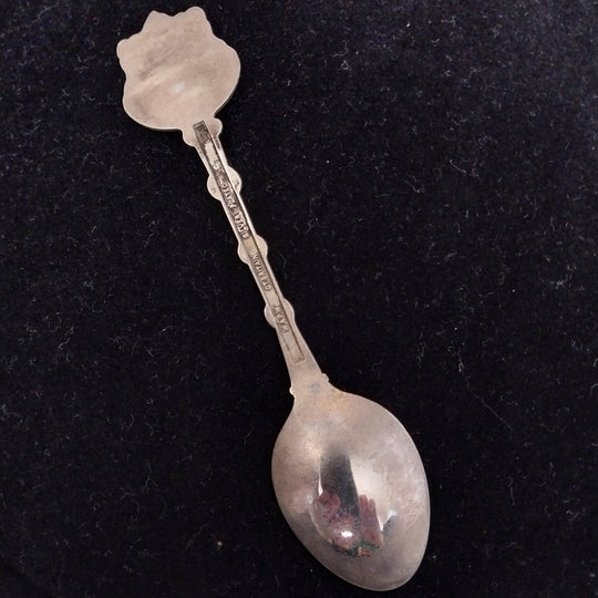 *8 Silverplated  Vintage Souvenir Spoons -Colectable*