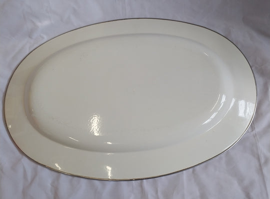 *Thanksgiving / Christmas Large Oval Turkey Platter -Enamelled as New *