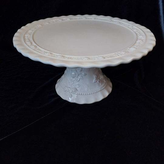 *Royal Albert Old Country Roses -Pedestal Cake Stand -Ivory English Buffet Collection*