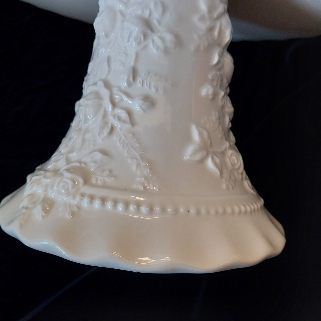 *Royal Albert Old Country Roses -Pedestal Cake Stand -Ivory English Buffet Collection*