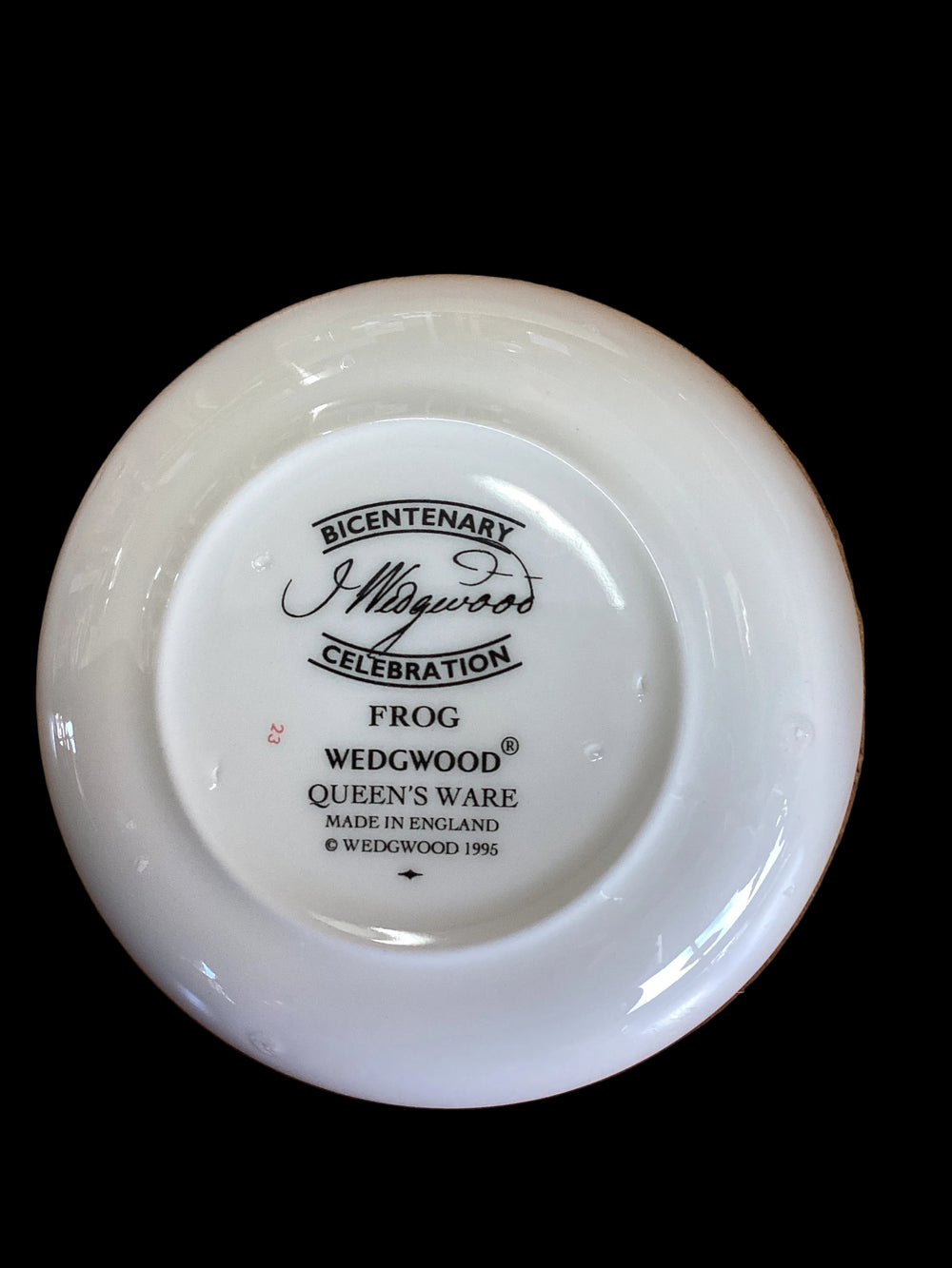 Wedgwood Queen’s Ware Frog Trinket Dishes