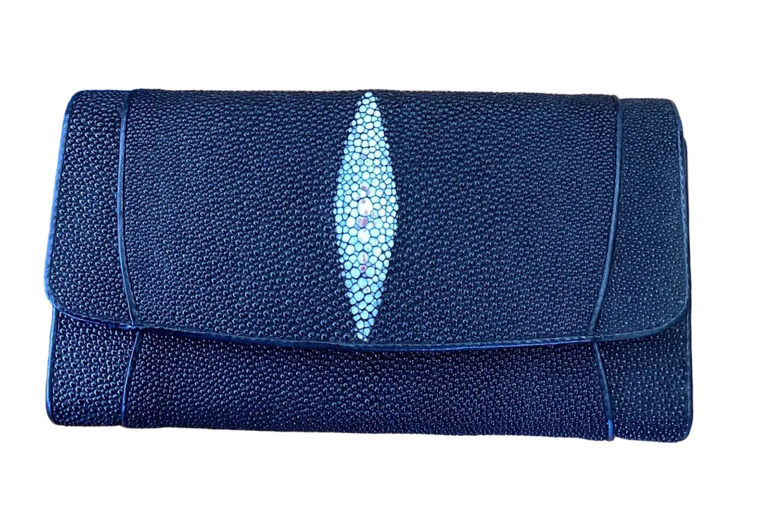 Wallet- stingray skin trifold