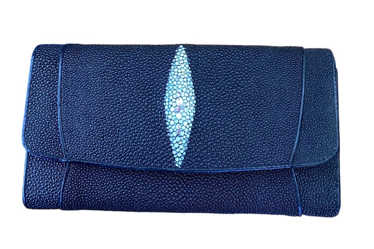 Wallet- stingray skin trifold