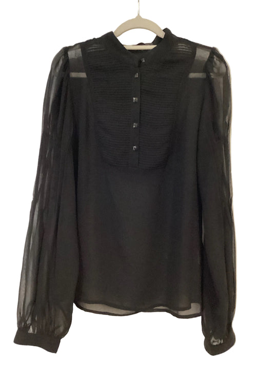 Ben Sherman Sheer Blouse -S
