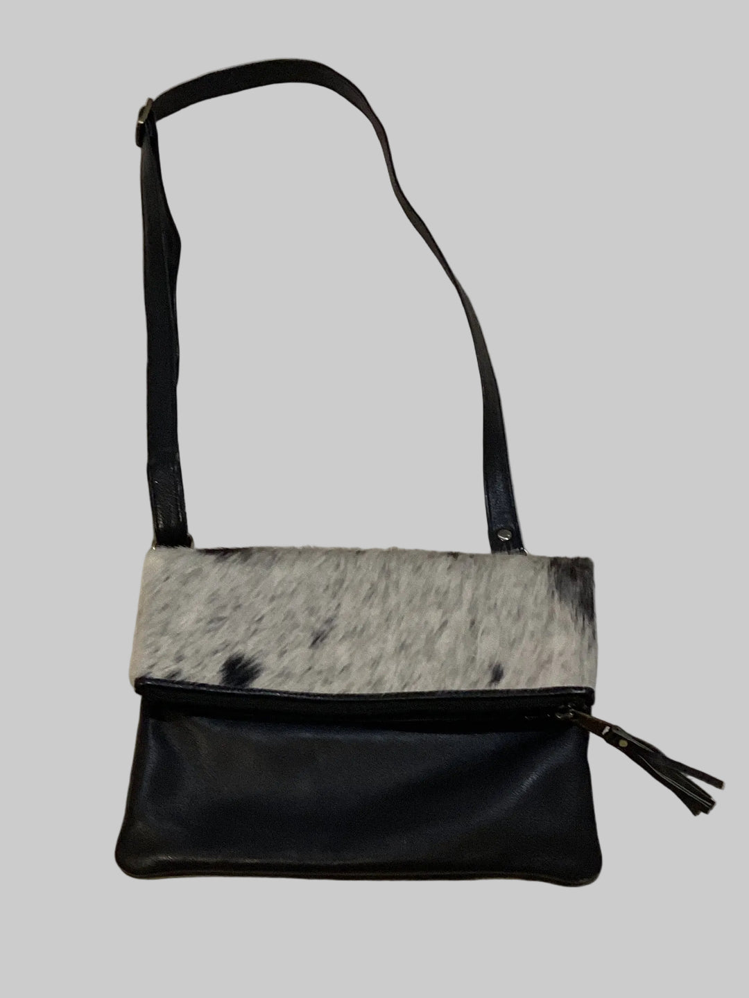 Cow hide handbag