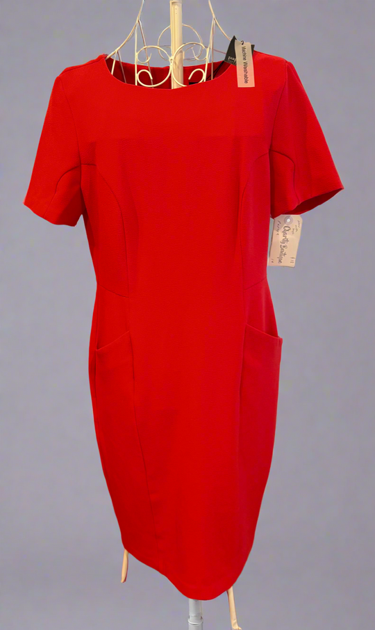 Papaya Short Sleeve Midi Dress