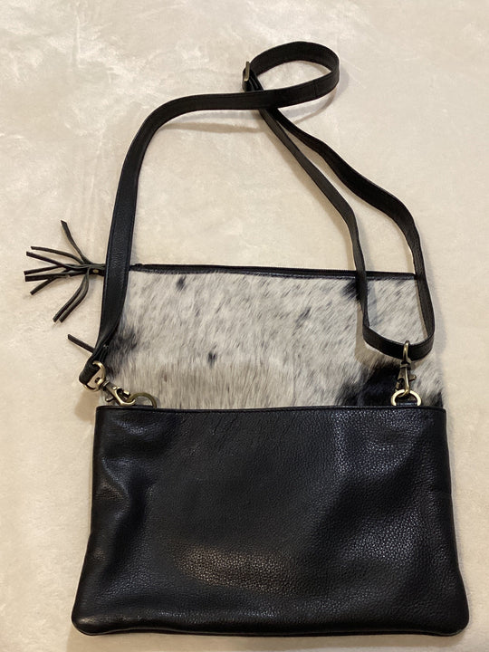 Cow hide handbag